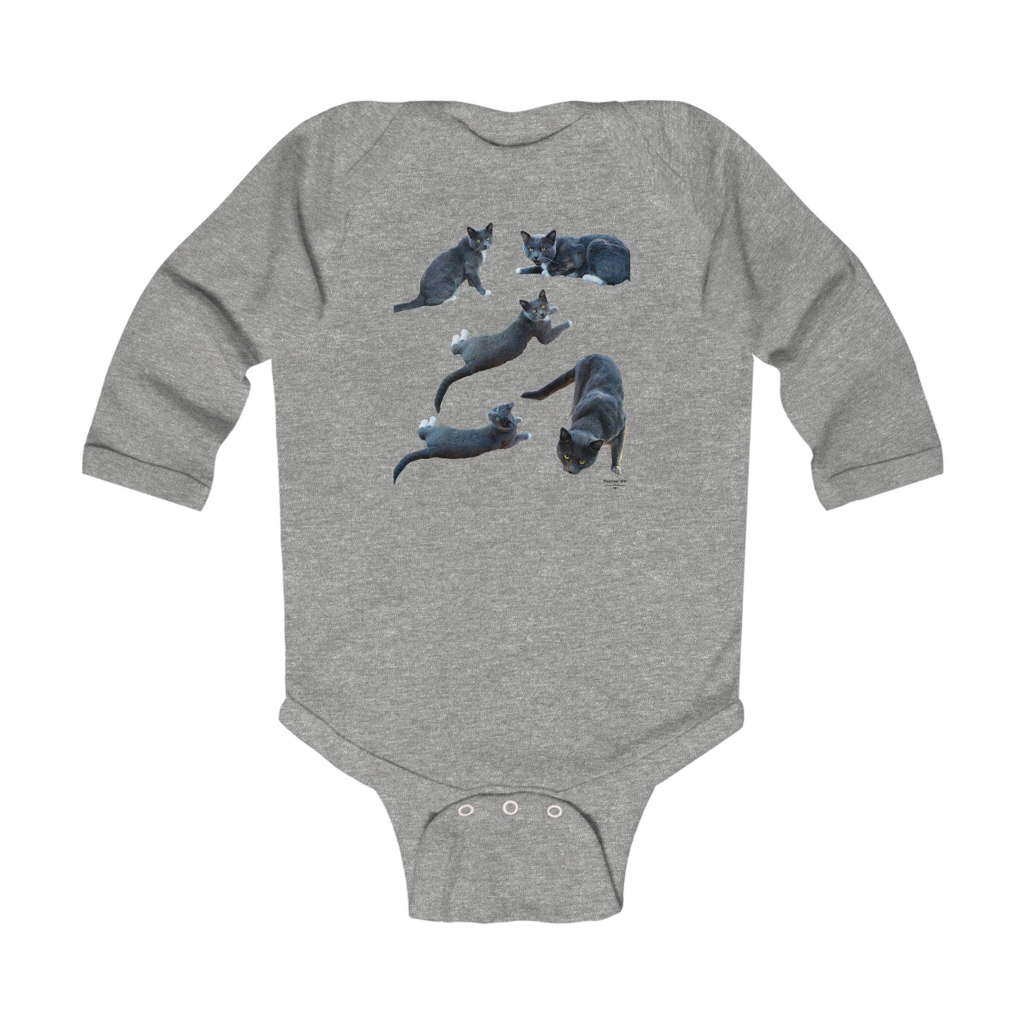 Cat Photos Moods Infant Bodysuit, Baby Onesie, Cute Kitten Print Onesie, Newborn Outfit, Animal Lover Gift, Cat Lady Present