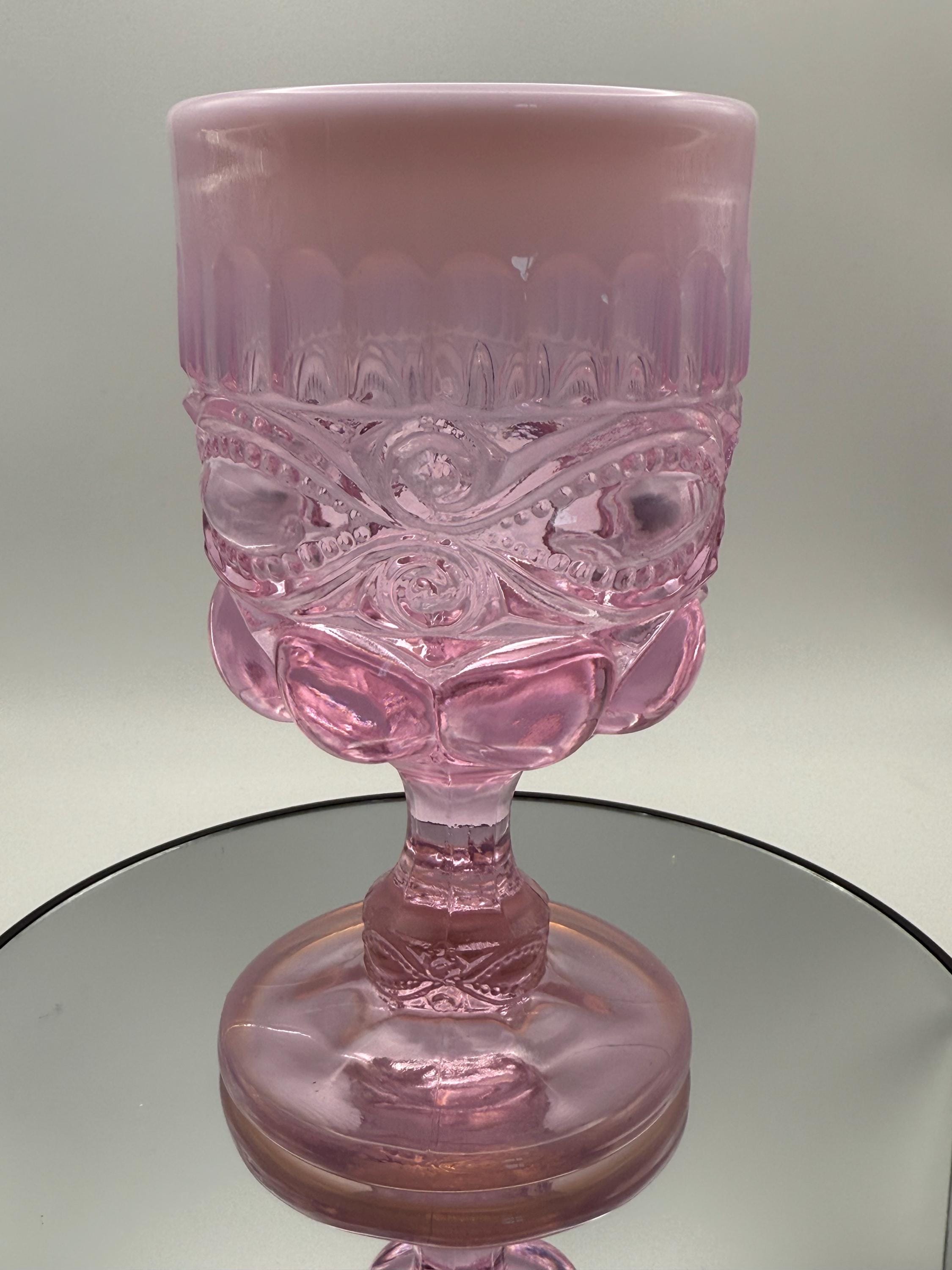 ヴィンテージMosser Glass ラージサイズ 脚付きベリーボウル 刻印
