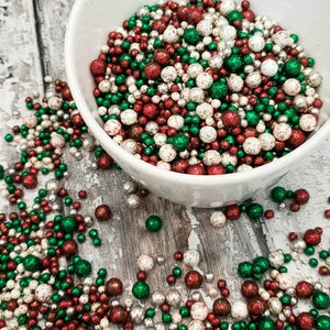 Christmas Sprinkle Wreath - edible sprinkles