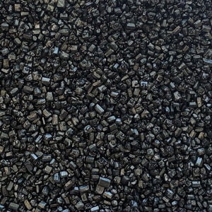 Black sugar gems, edible sprinkles, cake sprinkles, cookie sprinkles