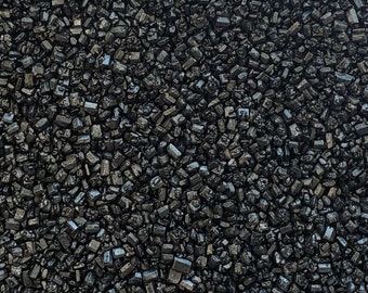 Black sugar gems, edible sprinkles, cake sprinkles, cookie sprinkles