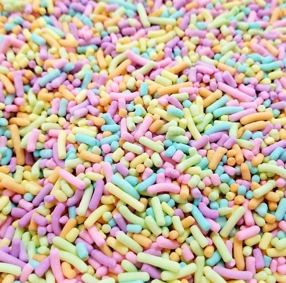 Pastel Rainbow Sprinkle Jimmies Pastel Rainbow Sprinkle Jimmies