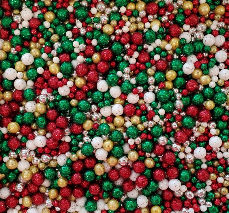 Kirkie Cozy Christmas-edible sprinkles image 1