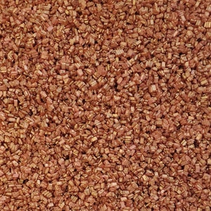 Rose gold chunky sugar, edible sprinkles, cake sprinkles, cookie sprinkles