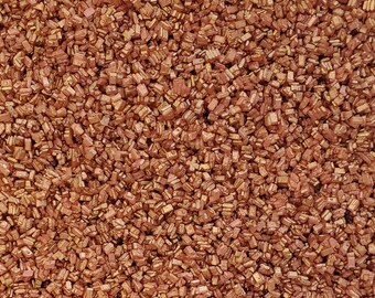 Rose gold chunky sugar, edible sprinkles, cake sprinkles, cookie sprinkles