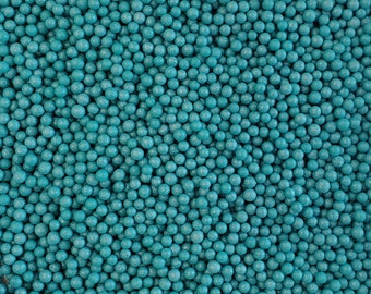 Teal 4mm Sugar Pearls, edible sprinkles, cake sprinkles, cookie sprinkles