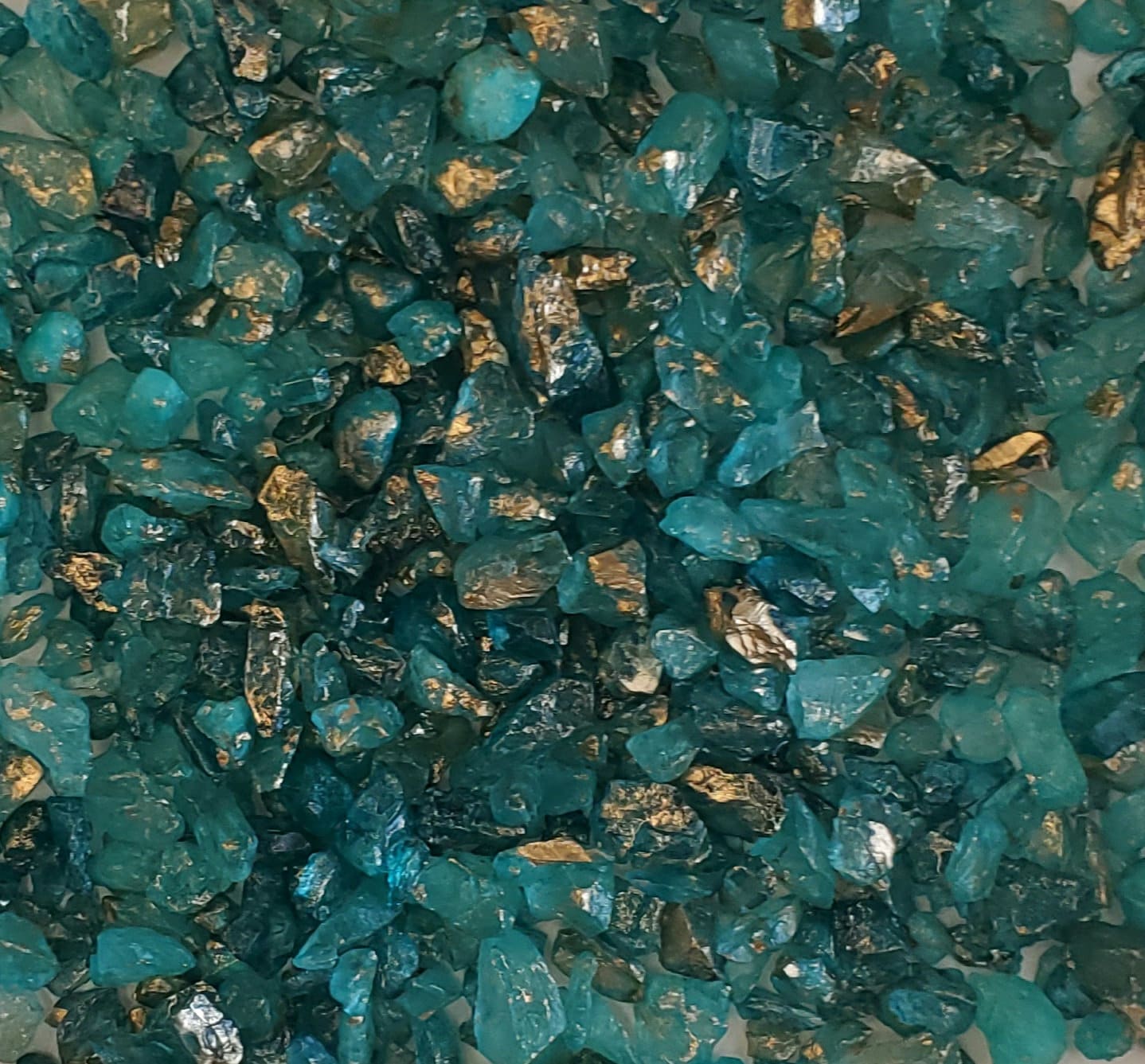 Turquoise sugar rocks, edible sprinkles, cake sprinkles, cookie sprinkles