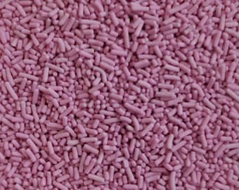 Mauve jimmies, sprinkles, cake sprinkles, cookie sprinkles