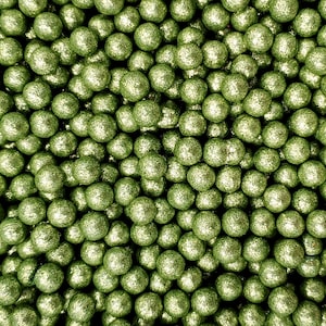 Avocado 6mm glitter pearls, sprinkles, cake sprinkles, cookie sprinkles