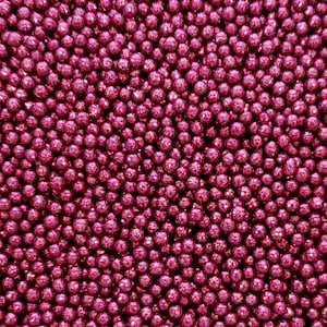 Fuchsia 4mm glitter pearls, sprinkles, cake sprinkles, cookie sprinkles