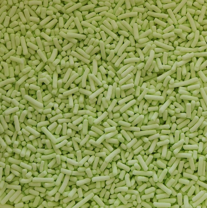 Pastel Green Jimmies Sprinkles Cake Sprinkles Cookie Etsy