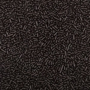 Black jimmies, sprinkles, cake sprinkles, cookie sprinkles