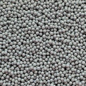 Silver 4mm glitter pearls, sprinkles, cake sprinkles, cookie sprinkles