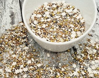 White Christmas-edible sprinkles