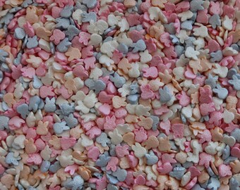 Shimmer bunny head sprinkle shapes-edible sprinkles