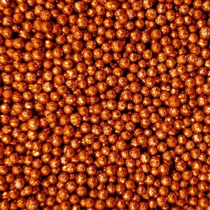 Pumpkin 4mm glitter pearls, sprinkles, cake sprinkles, cookie sprinkles