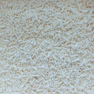 Weiße Jimmies, Streusel, Kuchenstreusel, Plätzchenstreu