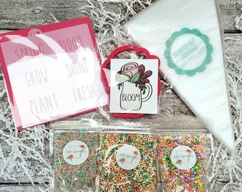 Spring surprise box, edible sprinkles, spring sprinkles, cake sprinkles-please purchase by itself