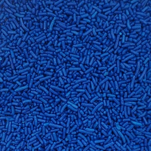 Navy jimmies, sprinkles, cake sprinkles, cookie sprinkles