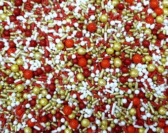 49er's superbowl mix-edible sprinkles-4oz