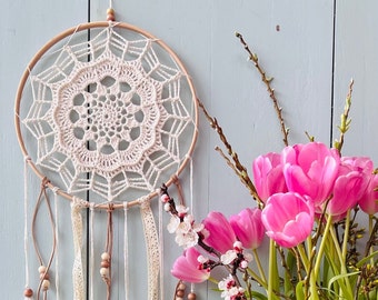 Mandala & Dreamcatcher Crochet PATTERN, BOHO FLOWER Mandala pattern