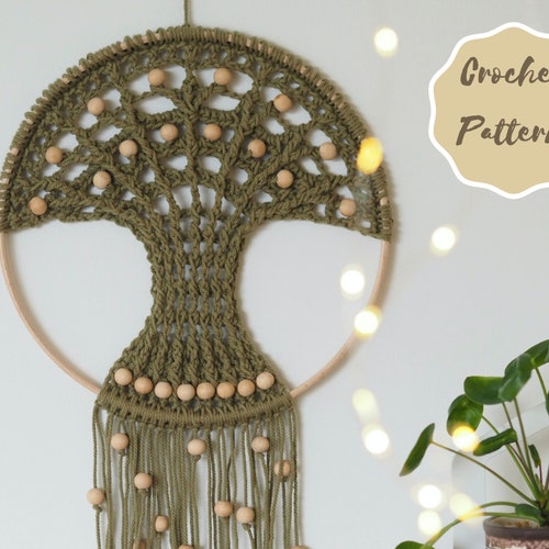 Tree of Life Afghan Etsy