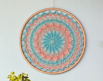 Mandala haakpatroon, LUDWIKA Mandala 60 cm PATROON