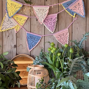 Boho Slingers Crochet PATTERN I Boho Bunting Crochet Pattern I Boho Garland Crochet Pattern image 9