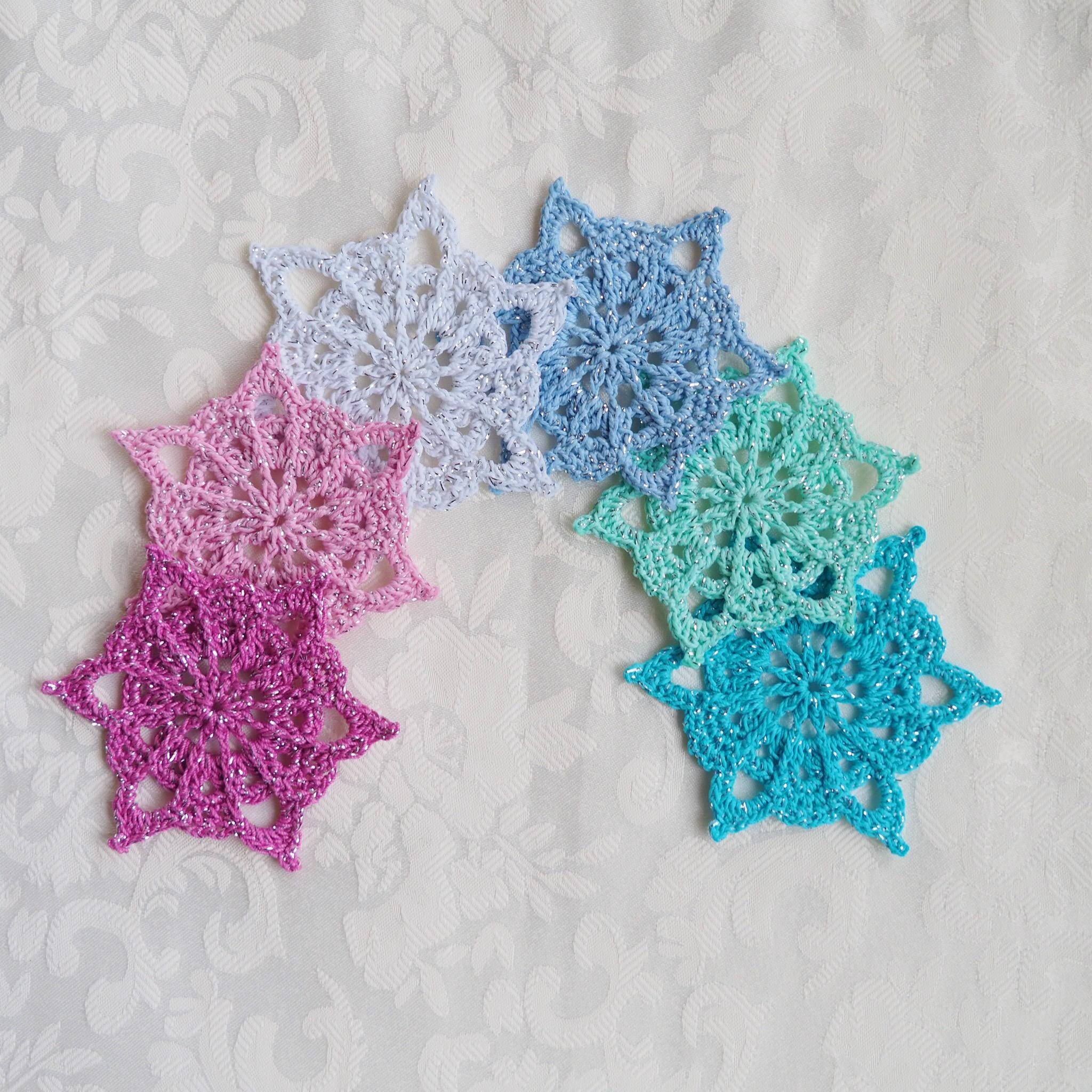 Snowflake Lace Pattern Snowflake Crochet Pattern: Frosted Lace Christmas Decor - ENGLISH Only ...