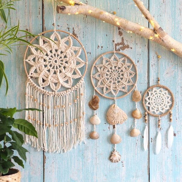 STAR Dreamcatcher Crochet PATTERN, Dreamcatcher Crochet Pattern