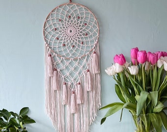 IneSaj Dreamcatcher Crochet & Macramé Tutorial ENGLISH and DUTCH