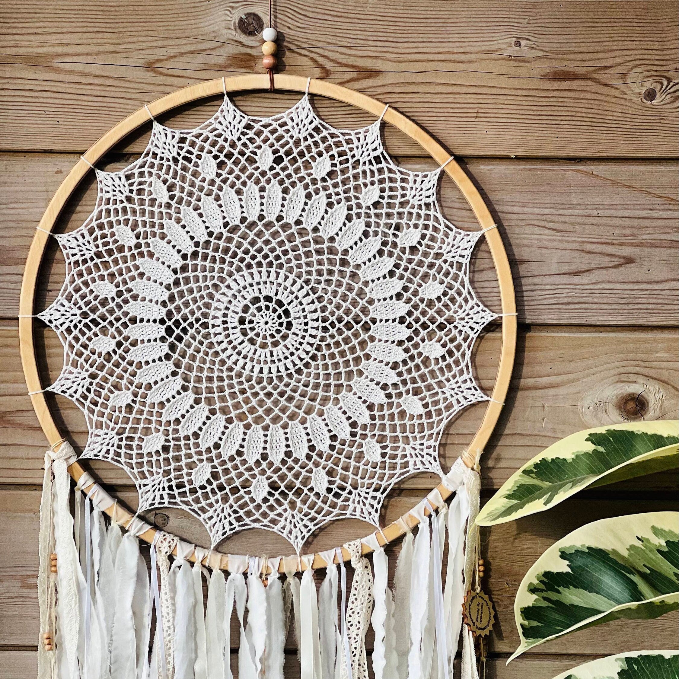 Boho Mandala Dreamcatcher Crochet Pattern: 40 Cm (PDF DOWNLOAD) - Etsy