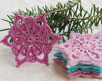 Snowflake Crochet Pattern: Frosted Lace Christmas Decor - ENGLISH only (PDF Download)