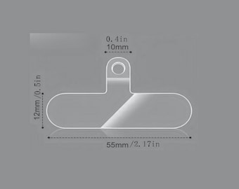 Parche de silicona transparente para teléfono - Adaptador universal para correa de teléfono