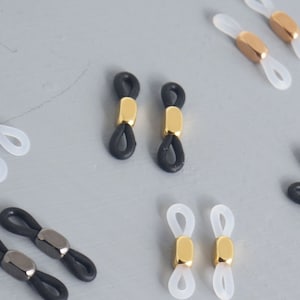 Glasses Chain Grips by SPECSET, Designer Replacing Eyeglasses Ends
