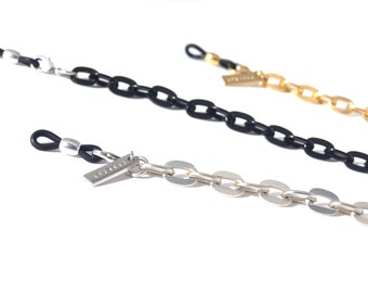 Chunky Glasses Chain - Sunglasses Strap in Silver, Gold, or Black | SPECSET Eyewear Accessories