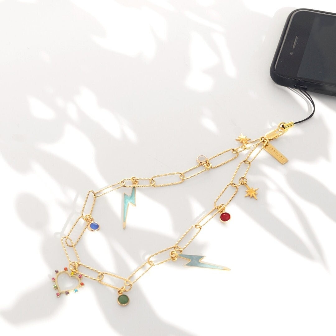 L'Appartement Phone Strap Gold Chain B完売