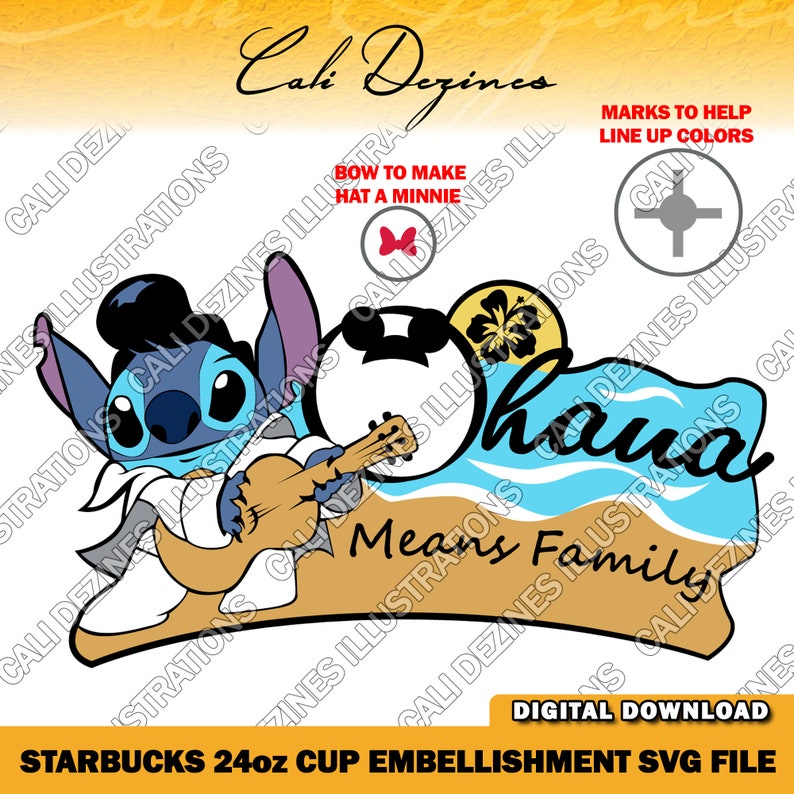 Download Stitch Elvis Starbucks Wrap Embellishment Svg Art Collectibles Drawing Illustration Kromasol Com