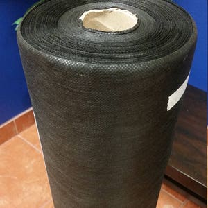 40&quot; Black Cambric Dust Cover, 100 Yard Roll for Upholstery, Chair & Sofa Bottoms, Lightweight, Durable Clean Fabric, Professional Finish