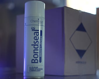 Bondseal Silicone Spray, Case of 12 Multi-Purpose, Lubricant Cans for Metal, Rubber, Automotive, Industrial & Home Use, Lubricant Spray