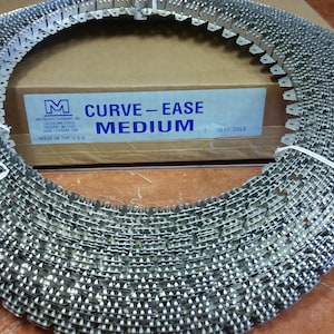 Curve-Ease 100ft Coil, Flexible Upholstery Edge Wire for Clean Finishing on Curves, Arms & Furniture Frames, Easy to Shape and Staple Wire