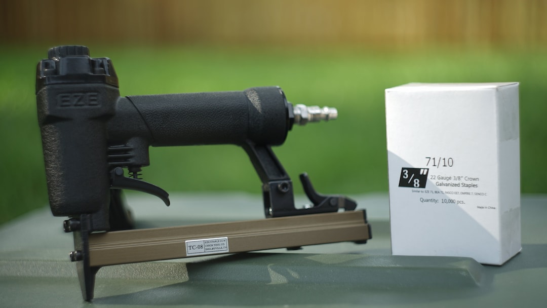 EZE Pneumatic Upholstery Stapler free Box of 10000 Etsy