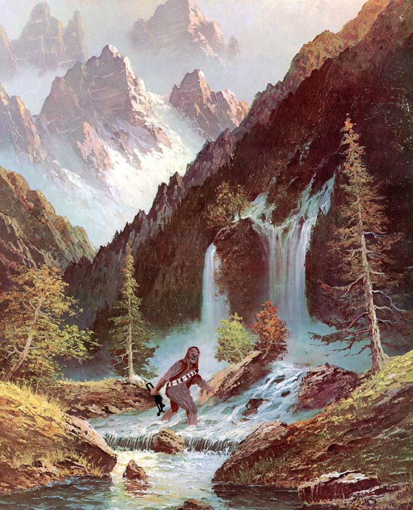 Bigfoot: True Identity Finally Confirmed! Art Parody Print