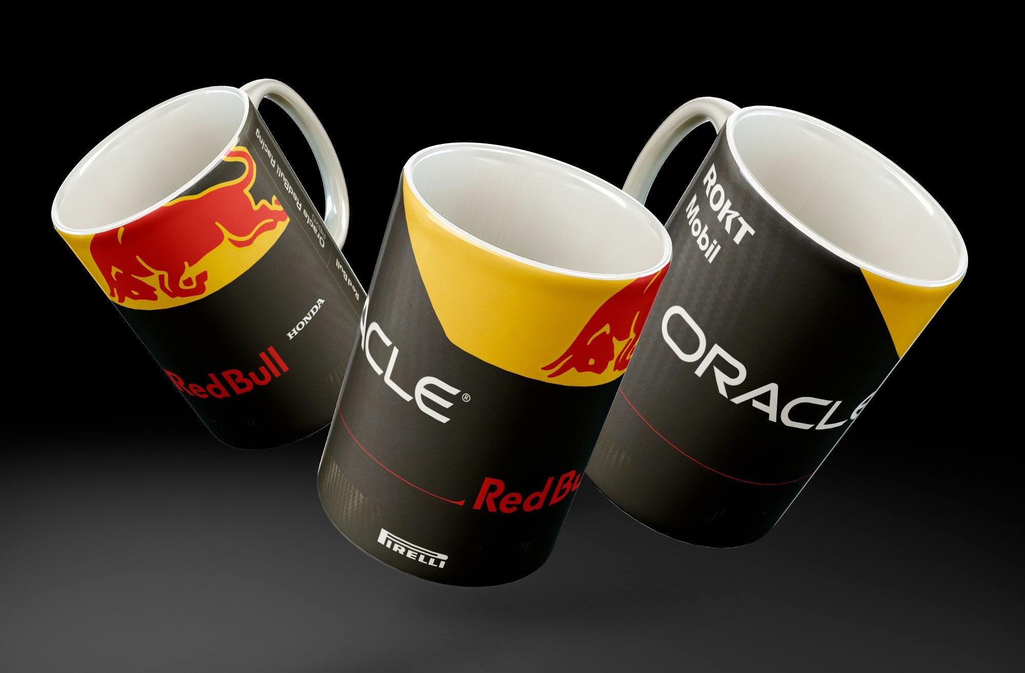 2024 Oracle Red Bull F1 Team Mug Custom Carbon Style Design