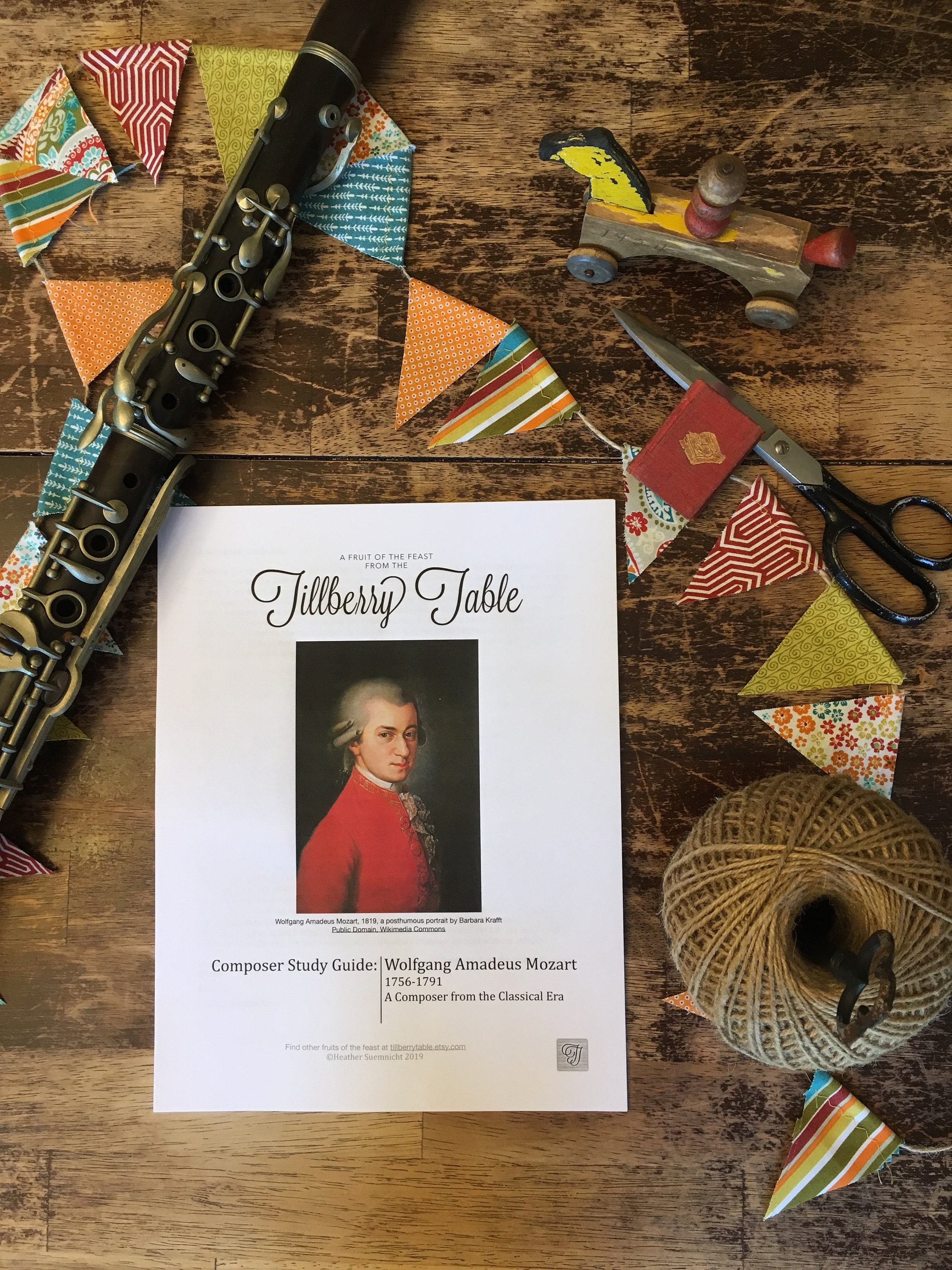 Mozart Composer Study Guide 1700s - Etsy
