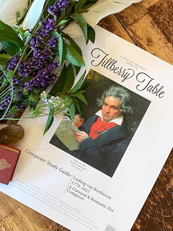 Beethoven Composer Study Guide 1700-1800s
