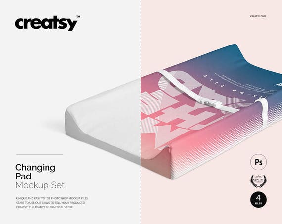 Changing Pad Mockup Set Changing Pad Cover Template Baby Changing Pad Mockup Set Changing Pad Cover Template Baby