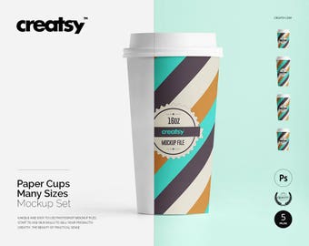 Download Paper Cups Mockup Set Many Sizes Cup Mockup Mug Template Cup Template Personalizeed Plastic Top Party Cups Coffee Cup Psd Mock Best Mockups Download PSD Mockup Templates
