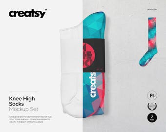 socks mockup set socks template sublimation socks blank etsy