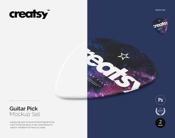 Guitar Pick Mockup Set - Download Free Guitar Pick Mockup Set PSD Template , Free, PSD, Mockup ...
